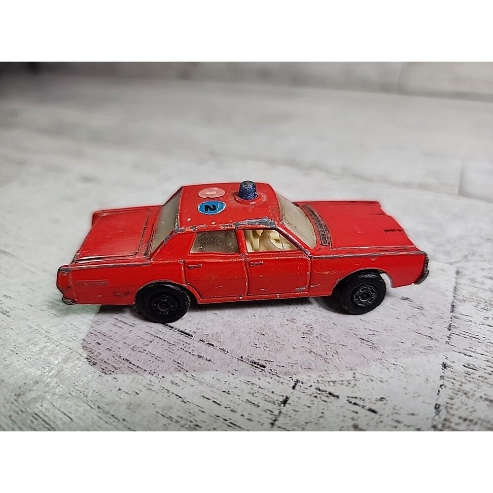 1970 Matchbox Lesney Superfast No. 59 Mercury Fire Chief Car Red